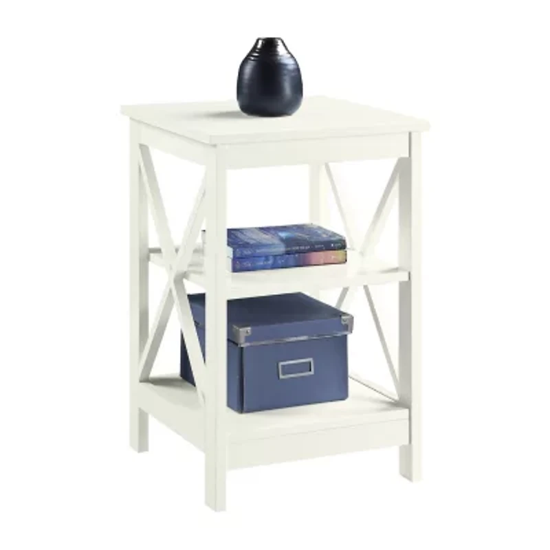 Oxford End Table with Shelves
