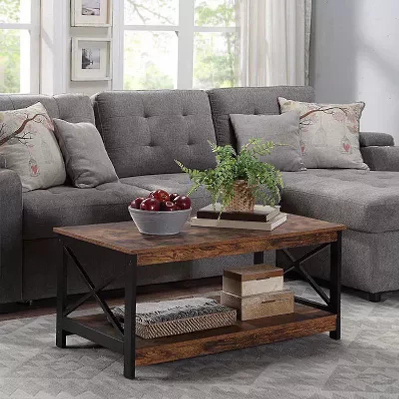 Oxford Coffee Table with Shelf
