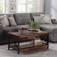 Oxford Coffee Table with Shelf