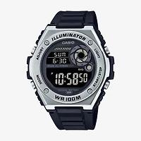 Casio Mens Black Strap Watch Mwd100h-1bv