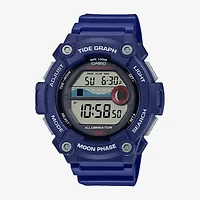 Casio Mens Blue Strap Watch Ws1300h-2av