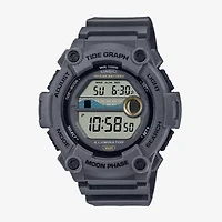 Casio Mens Gray Strap Watch Ws1300h-8av