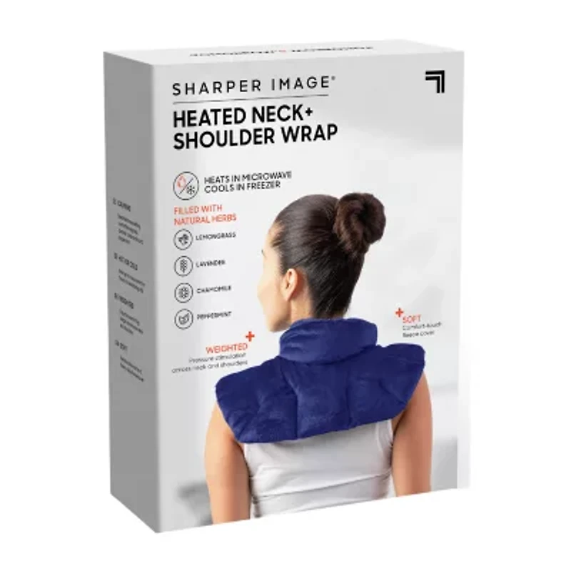 Sharper Image Heated Neck + Shoulder Wrap