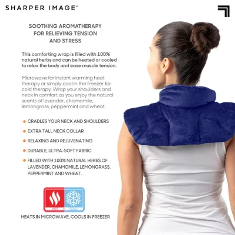 Sharper Image Heated Neck + Shoulder Wrap