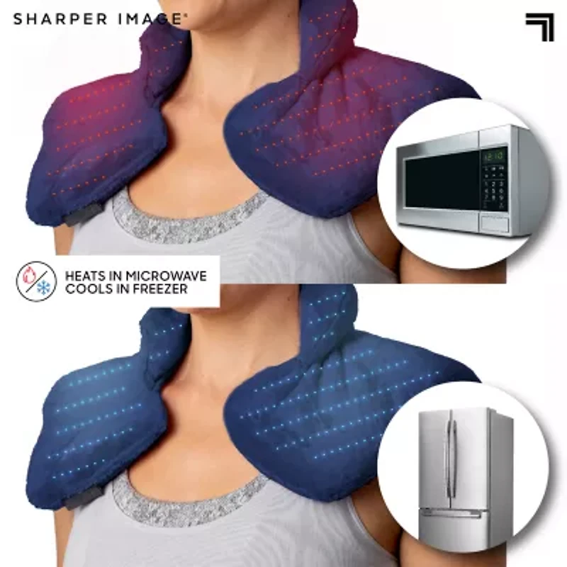 Sharper Image Heated Neck + Shoulder Wrap