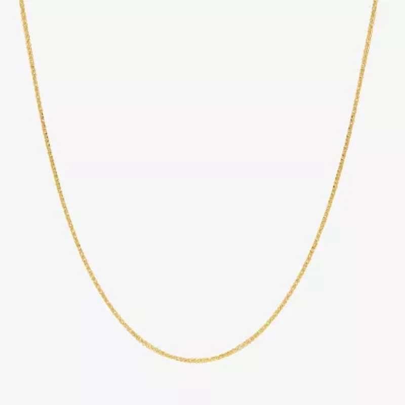14K Gold 18-20 Inch Hollow Link Chain Necklace