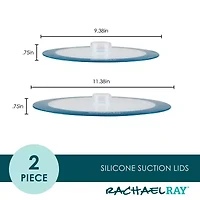 Rachael Ray Silicone Suction 2-pc. Lid Set