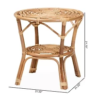 Cariel Rattan Coffee Table