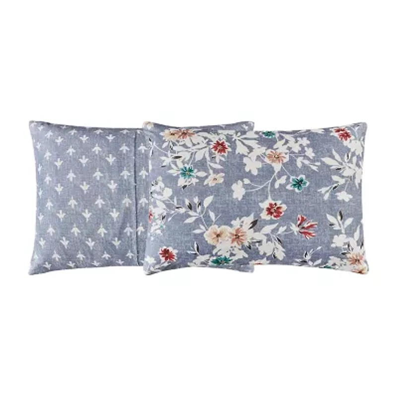 Richmond Park Talia Floral 3-pc. Midweight Comforter Set
