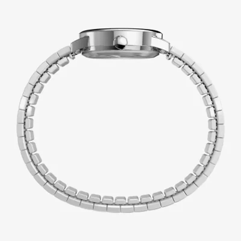 Timex Easy Reader Womens Silver Tone Stainless Steel Strap Watch Tw2w52300jt