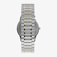 Timex Easy Reader Mens Two Tone Stainless Steel Strap Watch Tw2w52700jt