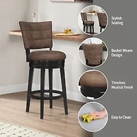 Kaede Swivel Bar Stool