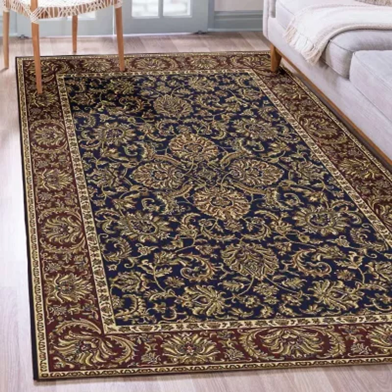 Radici Noble Kashan Traditional Oriental Area Rug