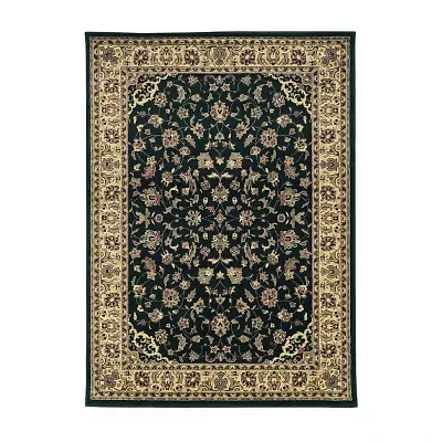 Castello Rachel Traditional Oriental Sarouk Indoor Rectangular Area Rug