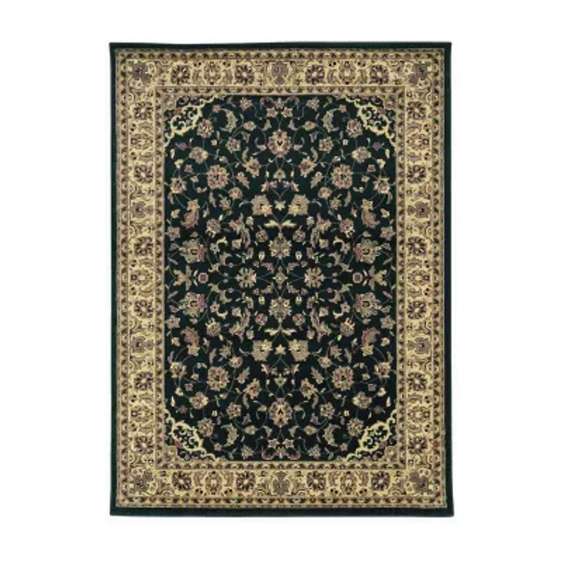 Castello Rachel Traditional Oriental Sarouk Indoor Rectangular Accent Rug