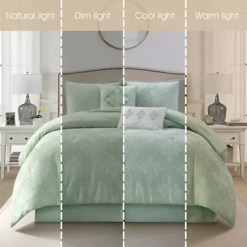 Stratford Park Arlo 6-pc. Medallion Lightweight Comforter Set