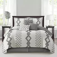 Stratford Park Wesley 7-pc. Geometric Lightweight Comforter Set