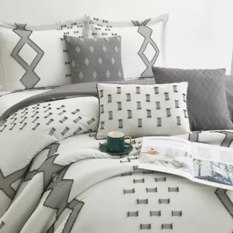 Stratford Park Wesley 7-pc. Geometric Lightweight Comforter Set