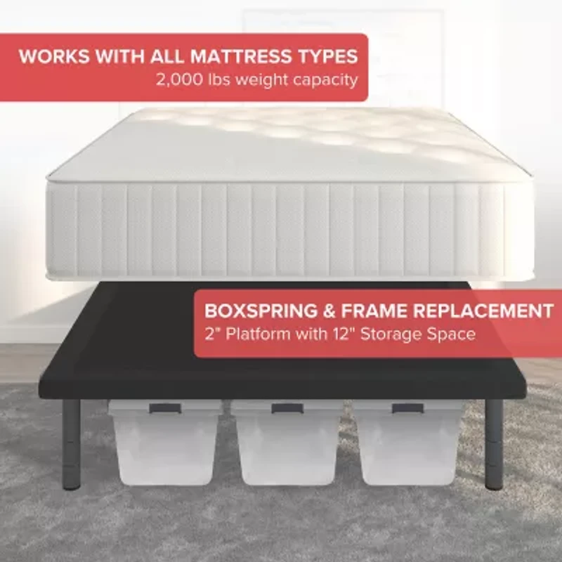 Hollywood Bed Fashion 14" Adjustable Height Platform Base