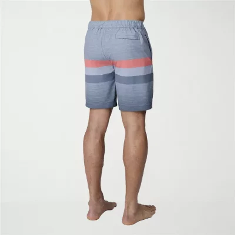 Free Country Seabreeze Stripe Mens Striped Swim Trunks
