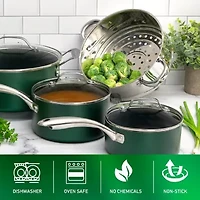 Granitestone Emerald 10-pc. Nonstick Pots and Pans Cookware Set