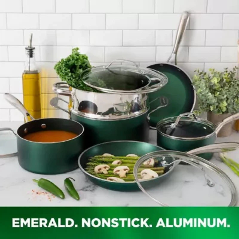 Granitestone Emerald 10-pc. Nonstick Pots and Pans Cookware Set