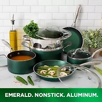 Granitestone Emerald 10-pc. Nonstick Pots and Pans Cookware Set