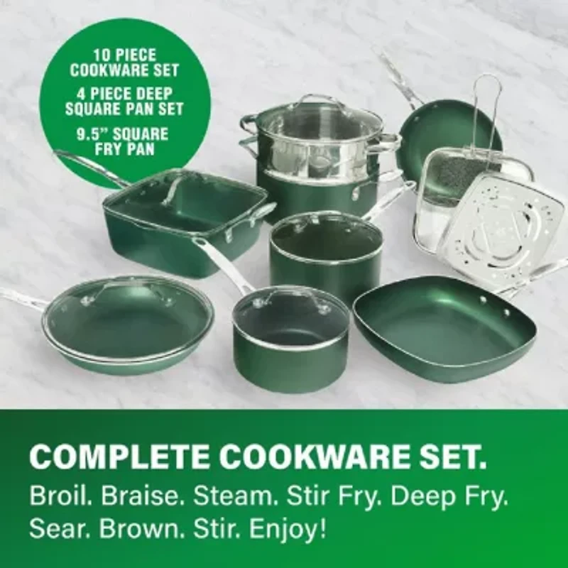 Granitestone 20-pc. Non-Stick Cookware Set
