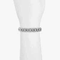 Monet Jewelry Silver Tone Womens Stretch Bracelet