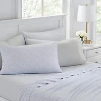 Laura Ashley 200tc 100% Cotton Percale 6-Pc Sheet Set
