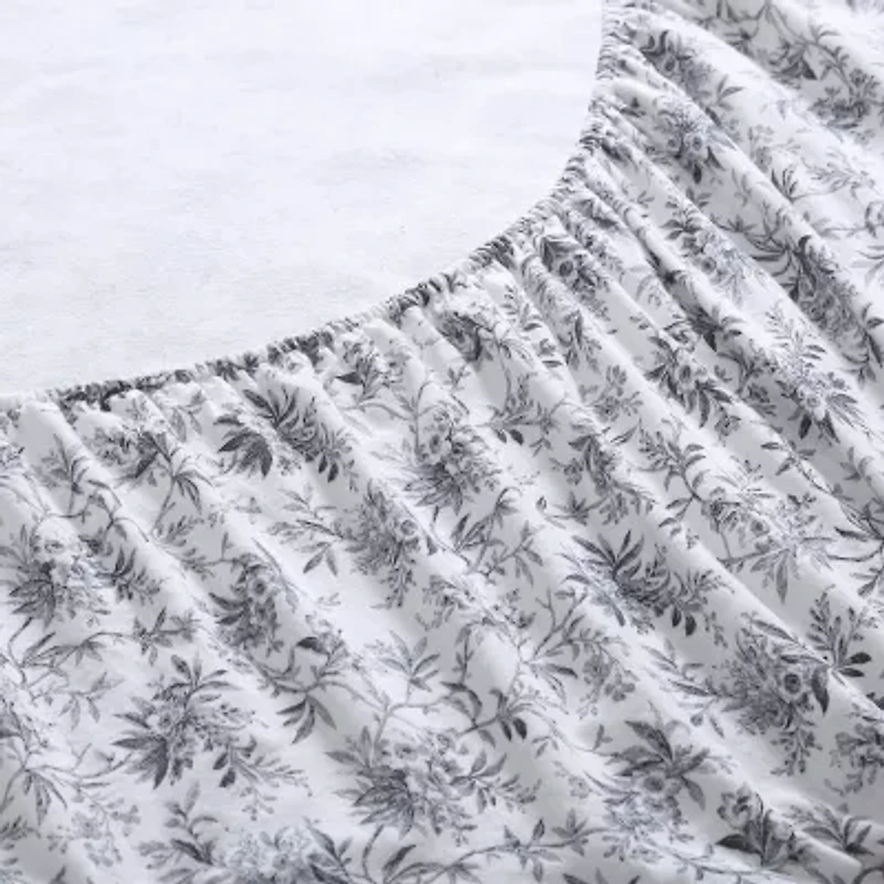 Laura Ashley 100% Cotton Flannel Sheet Set