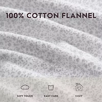 Laura Ashley 100% Cotton Flannel Sheet Set