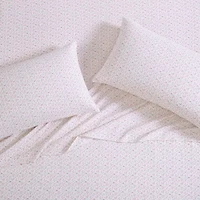 Laura Ashley 100% Cotton Flannel Sheet Set