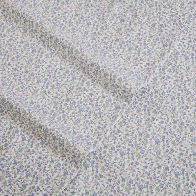 Laura Ashley 200tc 100% Cotton Percale Sheet Set