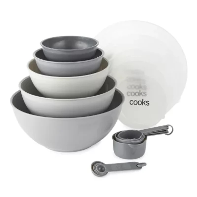 Cooks 18-pc. Mixing Bowls with Lids