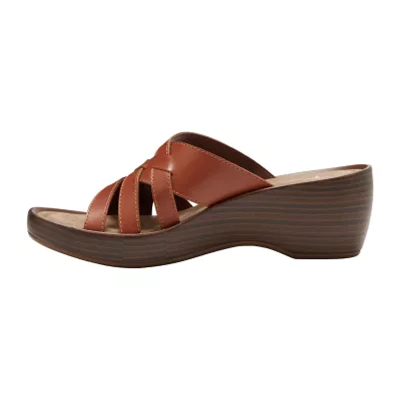 Eastland Womens Poppy Wedge Sandals
