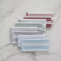 Cooks Striped Dual Purpose 4-Pc. Kitchen Towel Set
