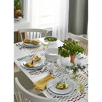 Home Expressions Porcelain Rim 4-pc. Dinner Plates
