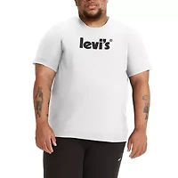 Levi's Mens Crew Neck Short Sleeve Regular Fit Big and Tall Graphic T-Shirt
