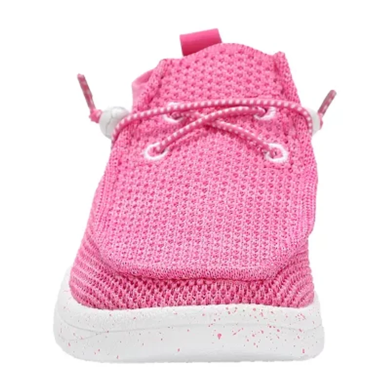 Lamo Kids Mickey Girls Round Closed Toe Slip-On Shoe