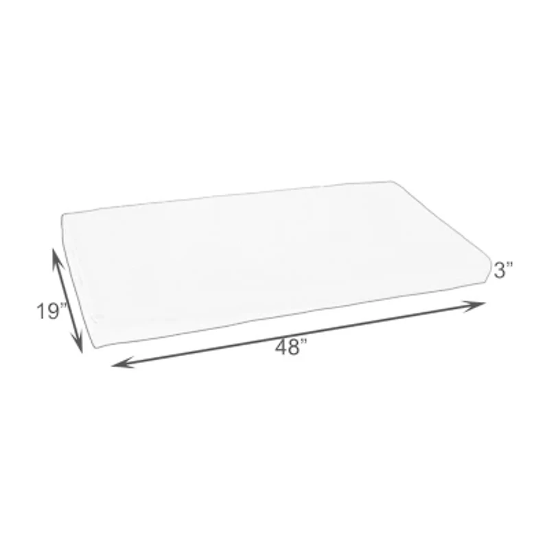 Mozaic Company Bench Cushion Bristol Patio Seat