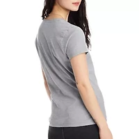 Hanes Womens V Neck Short Sleeve Active T-Shirt