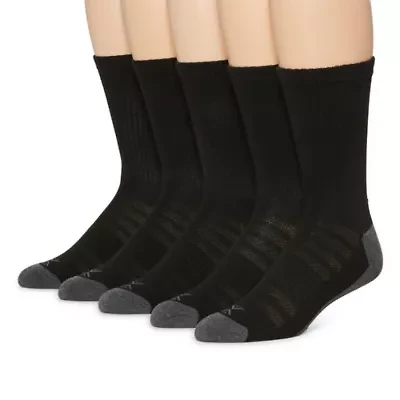 Xersion Running Mens 5 Pair Crew Socks