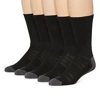Xersion Running Mens 5 Pair Crew Socks