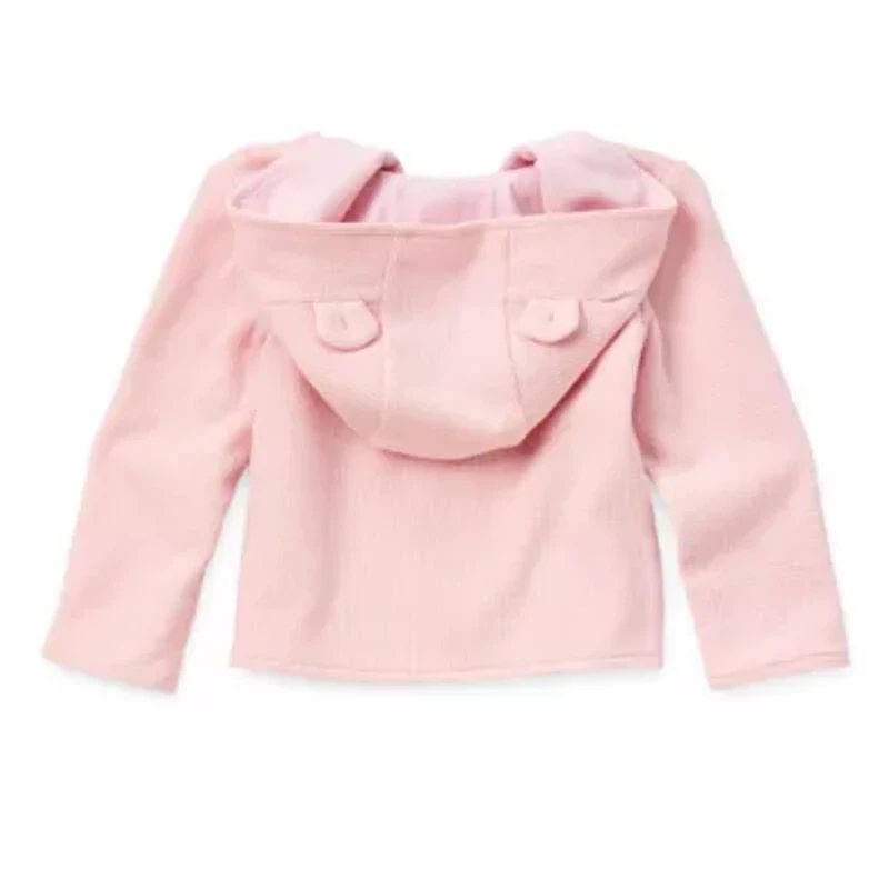 Okie Dokie Baby Girls Hooded Lightweight Puffer Jacket
