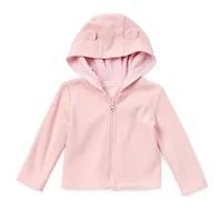 Okie Dokie Baby Girls Hooded Lightweight Puffer Jacket