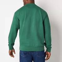 Arizona Mens Crew Neck Long Sleeve Big and Tall Sweatshirt