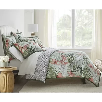 Liz Claiborne Ellis 3-pc. Floral Reversible Duvet Cover Set