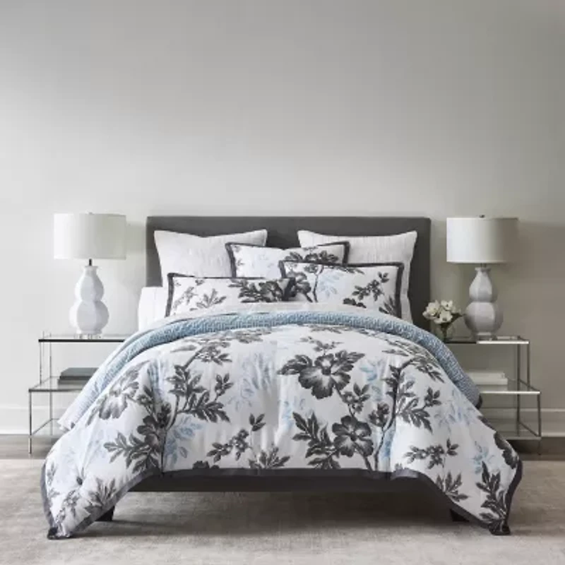 Liz Claiborne Emmaline 3-pc. Floral Reversible Duvet Cover Set