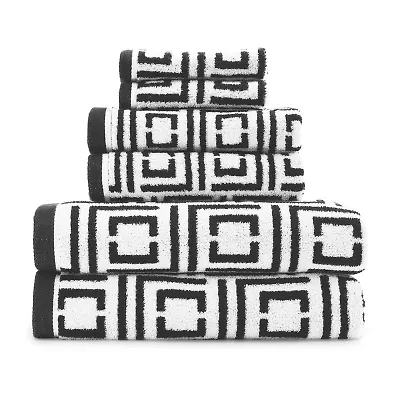 Liz Claiborne Signature Plush Logo 6-pc. Bath Towel Set
